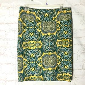 LuLaRoe Cassie Paisley Pencil Skirt